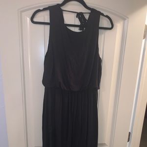 LOFT Black Jersey Knit Dress, Large